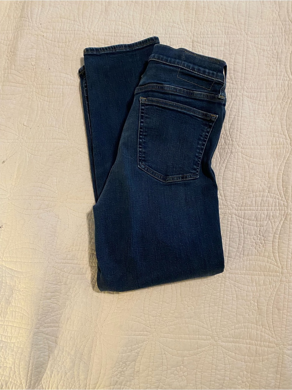 J. Crew Dark Indigo Straight-Leg Jeans - Picture 4 of 5